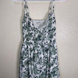 Floral Green Women's Top